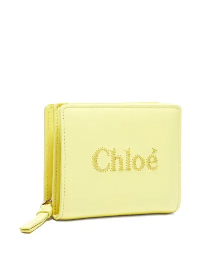 Pre-owned Chloé 2023 Sense Leather Wallet
