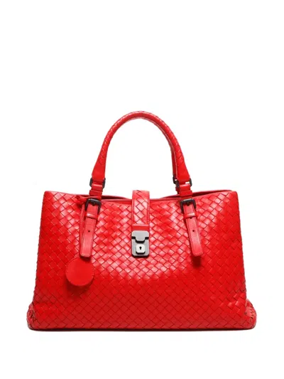 Pre-owned Bottega Veneta 2012-2024 Medium Intrecciato Roma Tote Bag