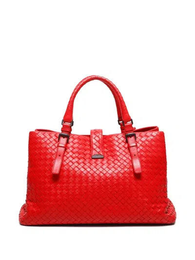 Pre-owned Bottega Veneta 2012-2024 Medium Intrecciato Roma Tote Bag