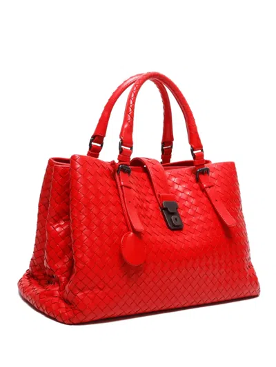 Pre-owned Bottega Veneta 2012-2024 Medium Intrecciato Roma Tote Bag