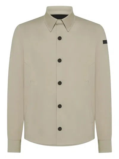 Roberto Ricci Designs Logo-patch Shirt Jacket In Neutral