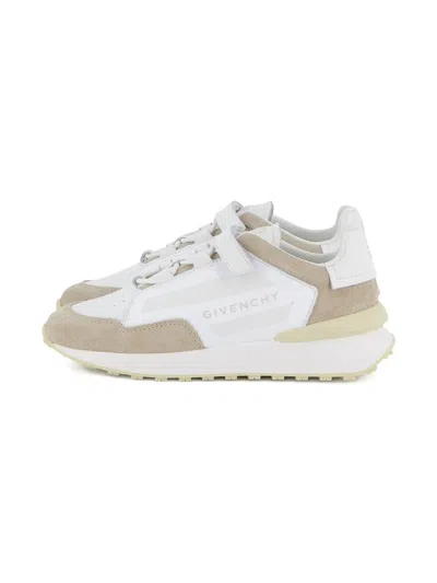 Givenchy Spectre Suede-panelled Sneakers In White