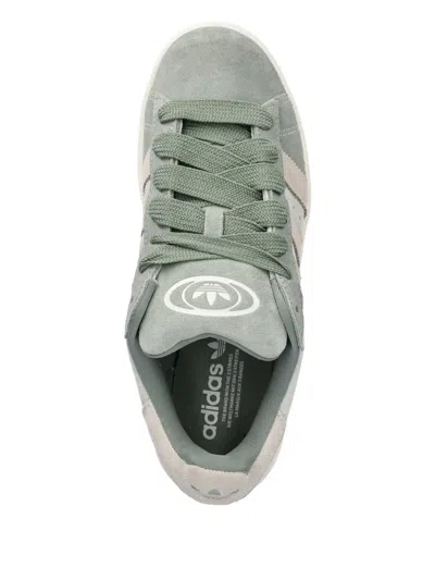 Adidas Originals Campus Suede-panelled Sneakers In Gray