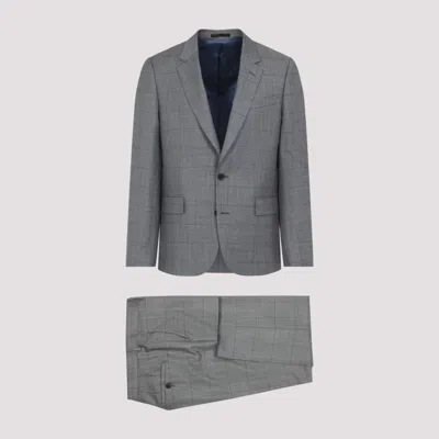 Paul Smith Grey Wool-blend Suit With Tailored Fit In Gray