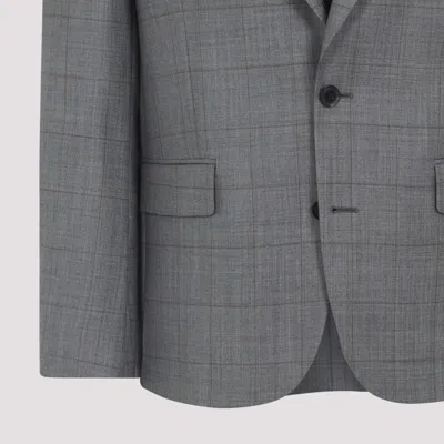 Paul Smith Grey Wool-blend Suit With Tailored Fit In Gray