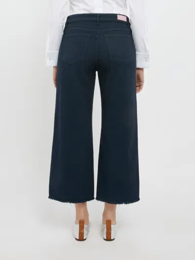Cigala's Cropped Blue Wide-leg Pants
