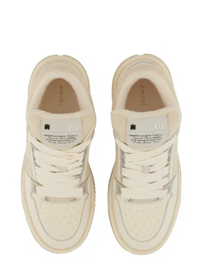 Amiri Multicolor Leather And Fabric Ma-1 Sneakers In White