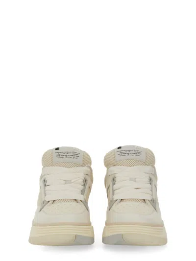 Amiri Multicolor Leather And Fabric Ma-1 Sneakers In White
