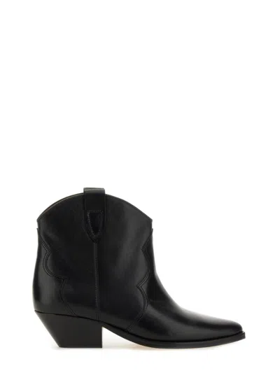 Isabel Marant Women Chocolate Dewina Cowboy Ankle Boots
