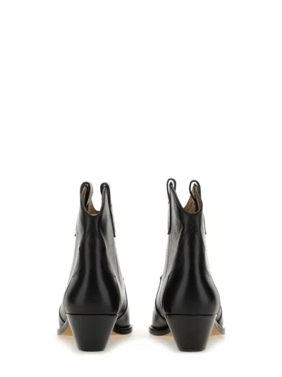 Isabel Marant Women Chocolate Dewina Cowboy Ankle Boots