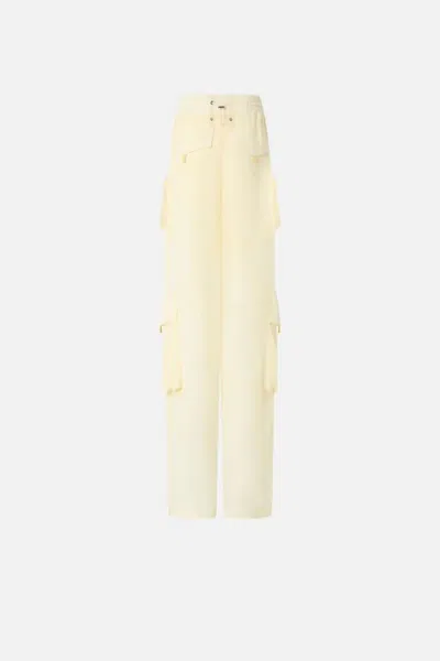 Pinko Sheer Georgette Cargo Trousers