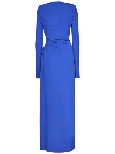 Danamè Octavia Gathered-detail Long-sleeve Dress
