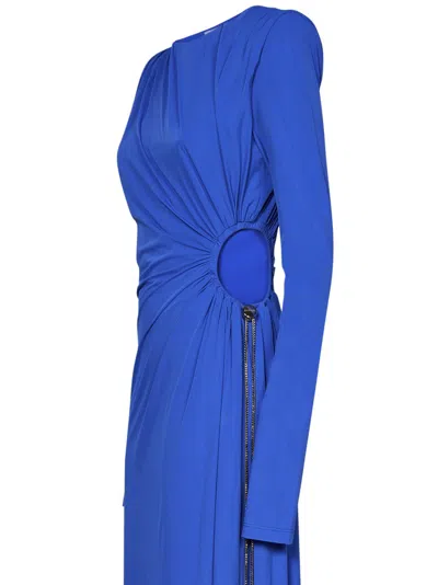 Danamè Octavia Gathered-detail Long-sleeve Dress