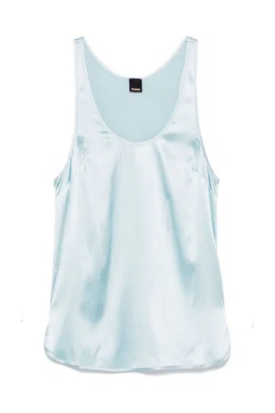 Pinko `crazy` Tank Top In Blue
