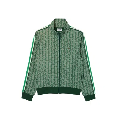 Lacoste Men's Paris Zip-up Track Jacket - L - 5 In Green