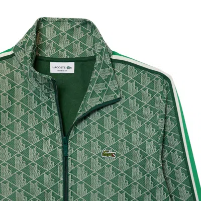 Lacoste Men's Paris Zip-up Track Jacket - L - 5 In Green