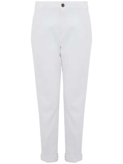 Cigala's Bianco Jeans With Tapered Leg In White