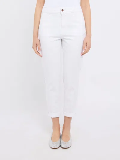 Cigala's Bianco Jeans With Tapered Leg In White