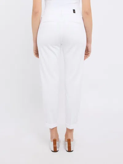 Cigala's Bianco Jeans With Tapered Leg In White