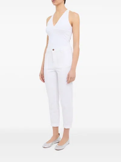 Cigala's Bianco Jeans With Tapered Leg In White