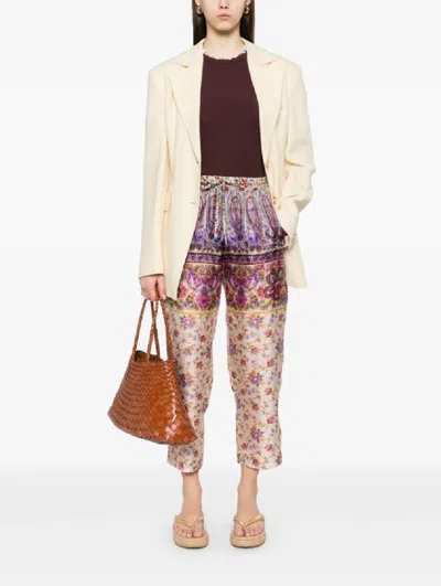 Pierre-louis Mascia Relaxed-fit Floral And Paisley Print Trousers In Multi
