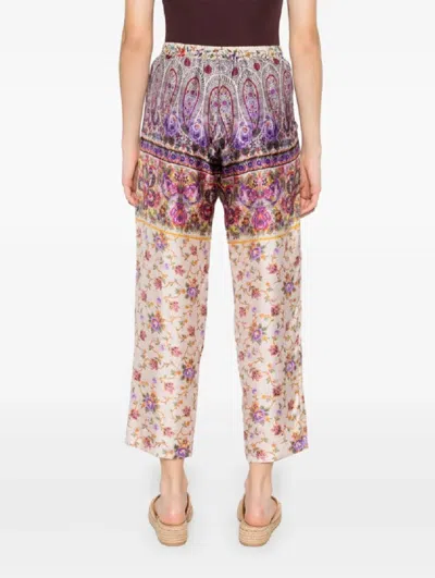 Pierre-louis Mascia Relaxed-fit Floral And Paisley Print Trousers In Multi