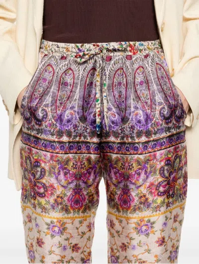 Pierre-louis Mascia Relaxed-fit Floral And Paisley Print Trousers In Multi