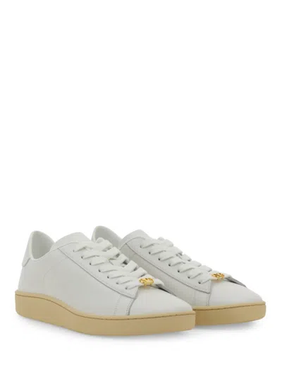 Valentino White Leather Vlogo Signature Sneakers