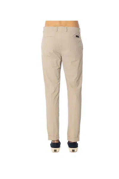 Rrd Tailored White Trousers With Elasticized Waistband In White