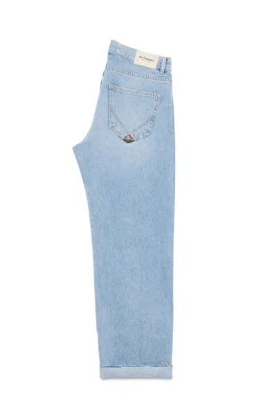 Roy Rogers Light-wash Boyfriend Jeans In Blue