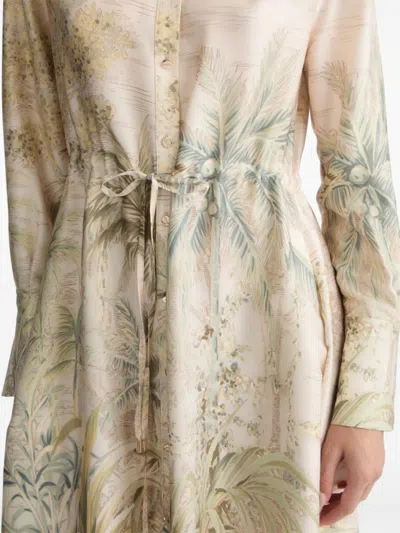 Liu •jo Liu Jo Botanical Print Midi Dress