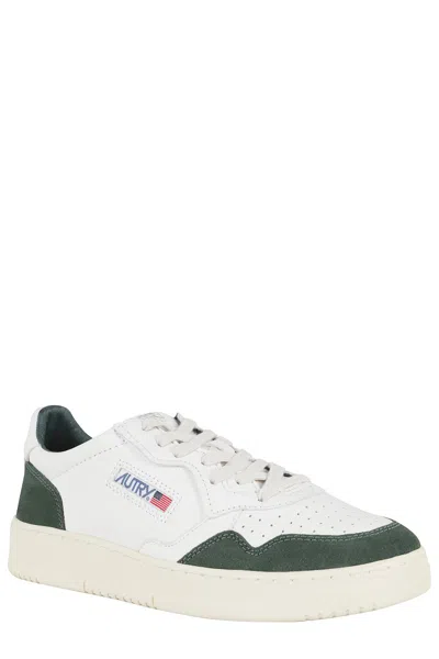 Autry Medalist Panelled Low-top Sneakers In White