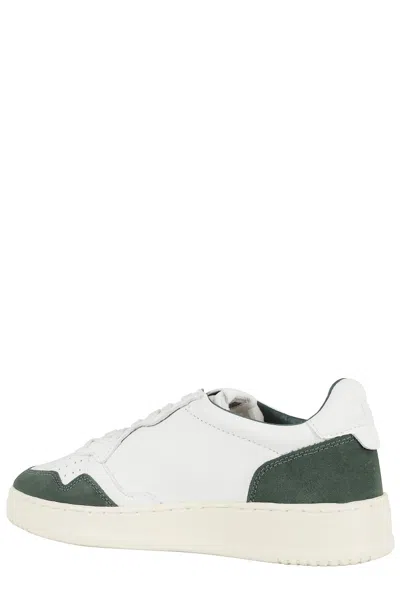 Autry Medalist Panelled Low-top Sneakers In White