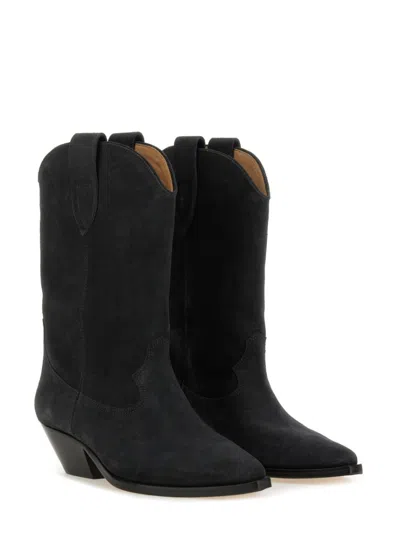 Isabel Marant Ankle Boots In Luxurious Calf Velvet Leather With Sleek Design And Quality Finish