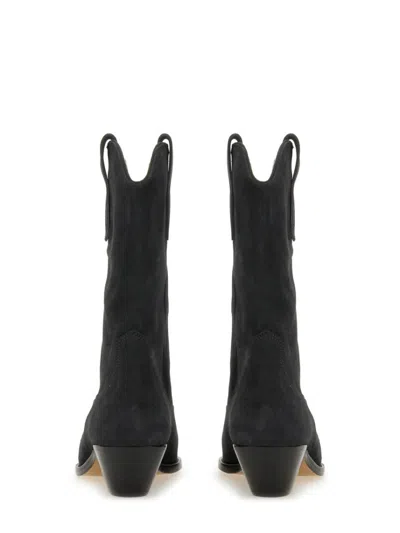 Isabel Marant Ankle Boots In Luxurious Calf Velvet Leather With Sleek Design And Quality Finish
