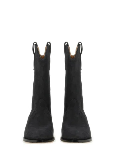 Isabel Marant Ankle Boots In Luxurious Calf Velvet Leather With Sleek Design And Quality Finish