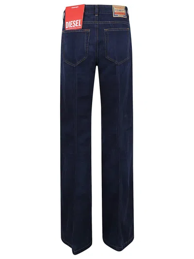 Diesel Straight-leg Dark Wash Jeans In Blue