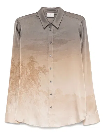 Pierre-louis Mascia Gradient Long-sleeve Shirt