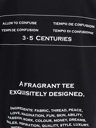 Moschino Printed Organic Cotton Jersey T-shirt In Black