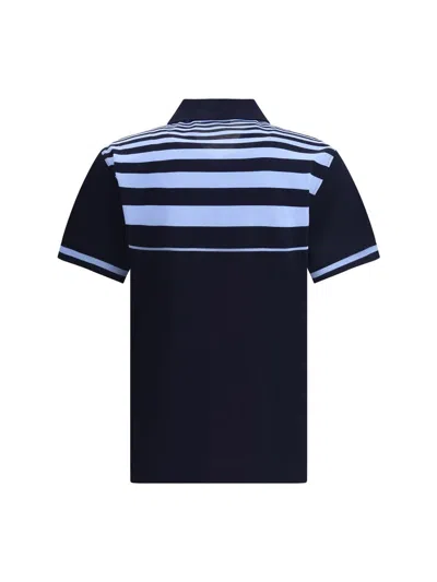 Ferragamo Short Sleeves Polo Shirt In Blue