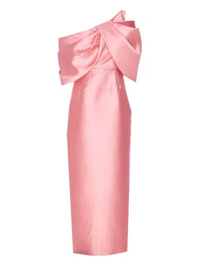 Solace London Women Davina Maxi Dress In Pink