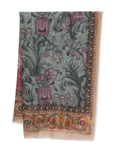 Pierre-louis Mascia Pierre Louis Mascia Printed Cashmere Scarf