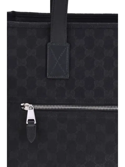 Gucci Gg Fabric Tote Bag