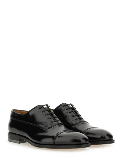 Ferragamo Oxford Lace-up Shoes With Polished Finish
