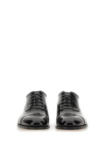 Ferragamo Oxford Lace-up Shoes With Polished Finish