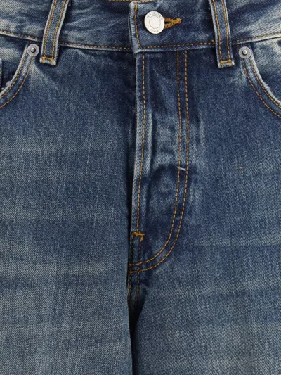 Haikure 'bethany' Blue Jeans With Logo Patch On The Rear In Blue