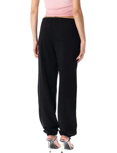 Diesel Black Cotton Sweatpants With Logo In Black