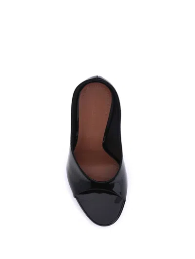 Amina Muaddi Anok Slipper 105 Patent Black 105 Mm Sm In Black