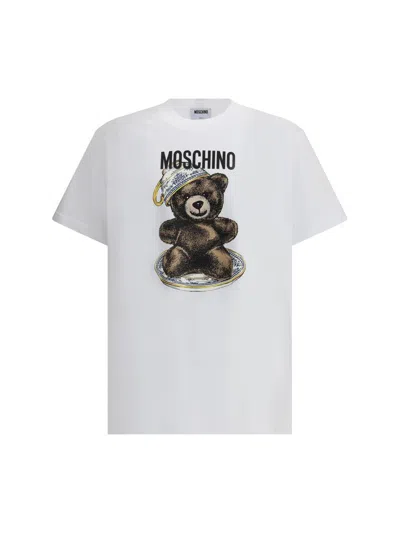 Moschino Teddy Bear Print Crewneck T-shirt