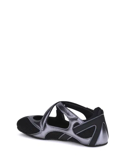 Attico Nomad Ballerinas In Black